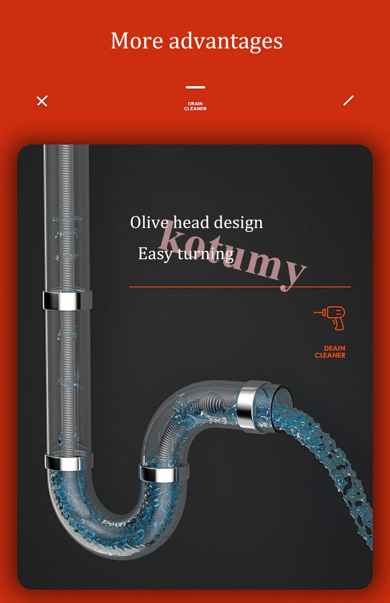 Электрический дренажный станок для труб инструмент очистки стока дренажа