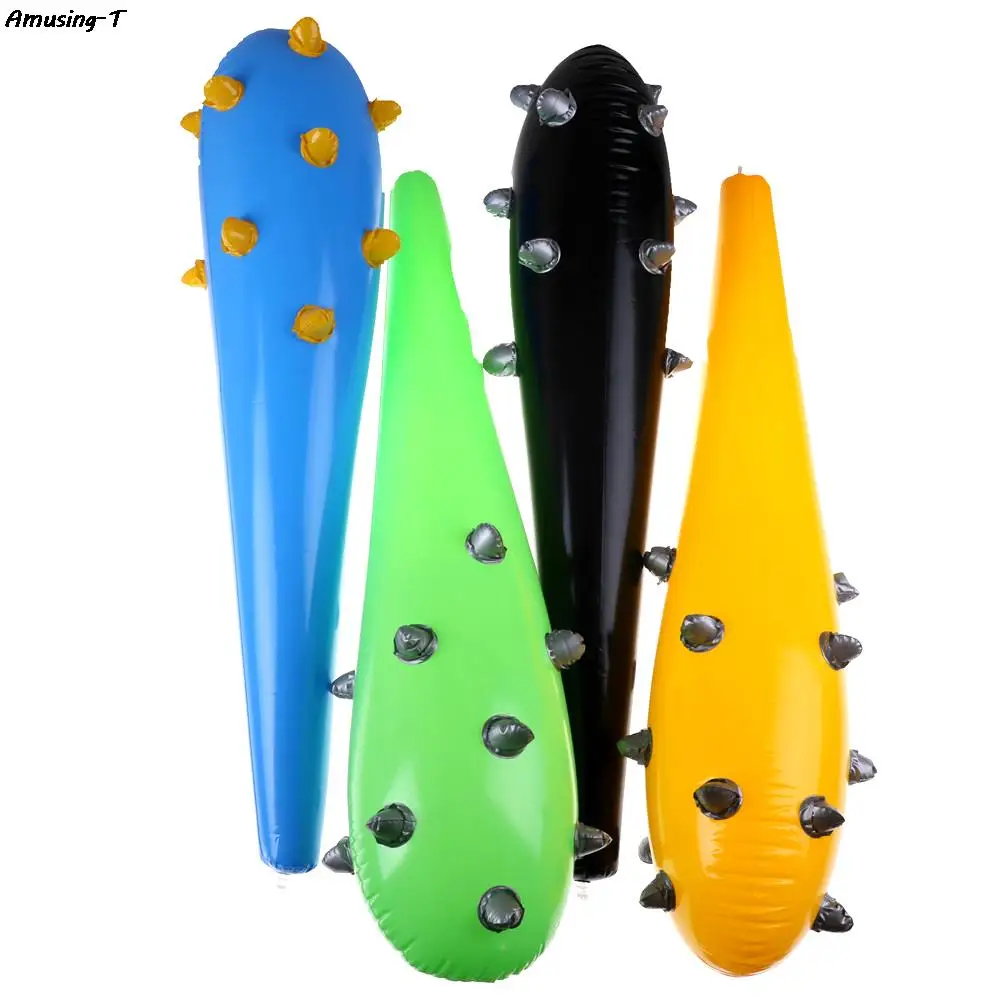 

1pcs Funny Children Inflatable Spike Hammers Stick Outdoor Sport Toys Inflatable Air Hammer With Bell Kids Blow Up Toys