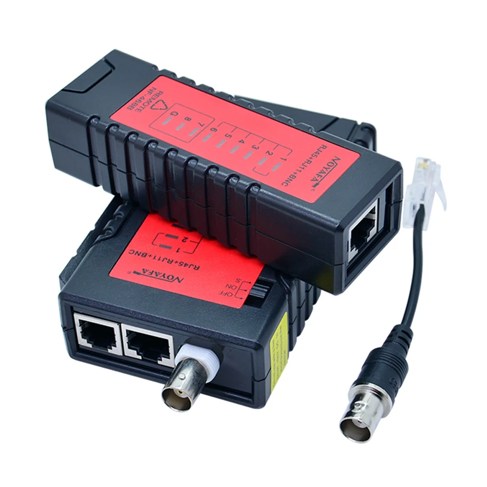 Многофункциональный тестер для сетевых кабелей RJ45/ RJ11/ BNC (3-в-1) инструмент