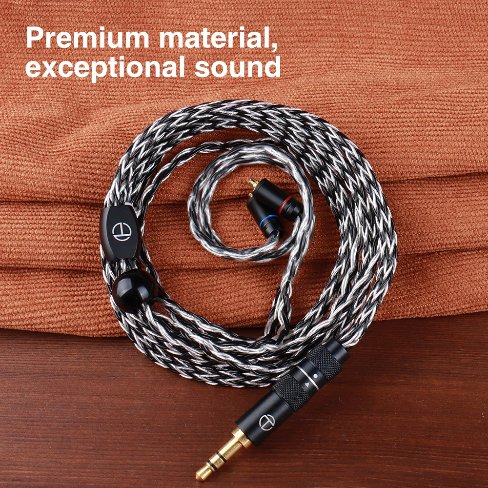 TRN T6 Pro Type C Lighting Plug Earphone Cable Silver Plated OCC Copper Litz MMCX/2Pin Connector Headphone For VX Pro BAX SE215 images - 6
