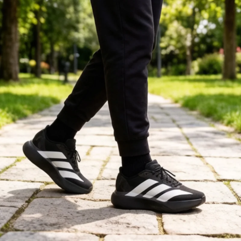 Фото Мужские кроссовки adidas Adizero Evo SL JP7149 черно-белые №2