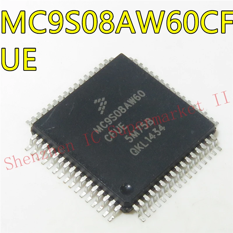 

2 шт. MC9S08AW60CFUE QFP-64 QFP MC9S08AW60 QFP64 SMD