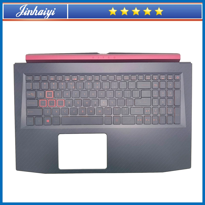 

Top upper Cover Keyboard for Acer Nitro 5 AN515-53 51 N16C7 N17C1 6B.Q3ZN2.001 Laptop Palm Rest Case