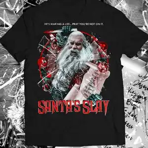 Футболка с короткими рукавами Santa's Slay *Попередний заказ* (WCW Goldberg WWE)