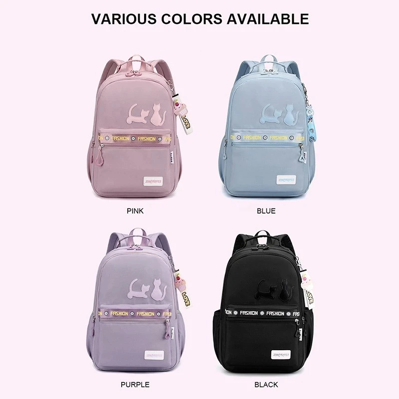 Children Kawaii Cartoon Backpack Primary School Child Large Capacity Waterproof Kids Boys School Bags Casual Travel Backpacks