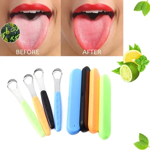 Imported Stainless Steel Tongue Scraper Cleaner for Oral Hygiene Surgical Grade Tounge Scrapper scarper Brush