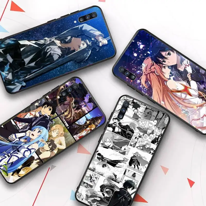

Sword Art Online Phone Case for Samsung A51 01 50 71 21S 70 31 40 30 10 20 S E 11 91 A7 A8 2018