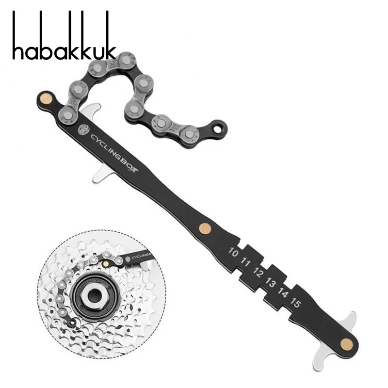 

Гаечный ключ для ремонта велосипеда, профессиональный инструмент для проверки износа цепи велосипеда, портативный инструмент для быстрого...