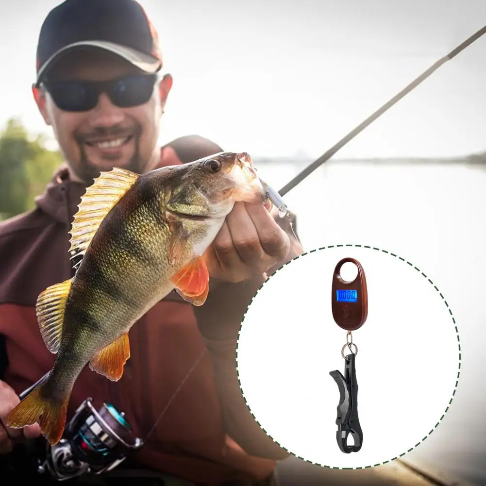 Рыболовный захват с электронными весами портативный Электрический для губ