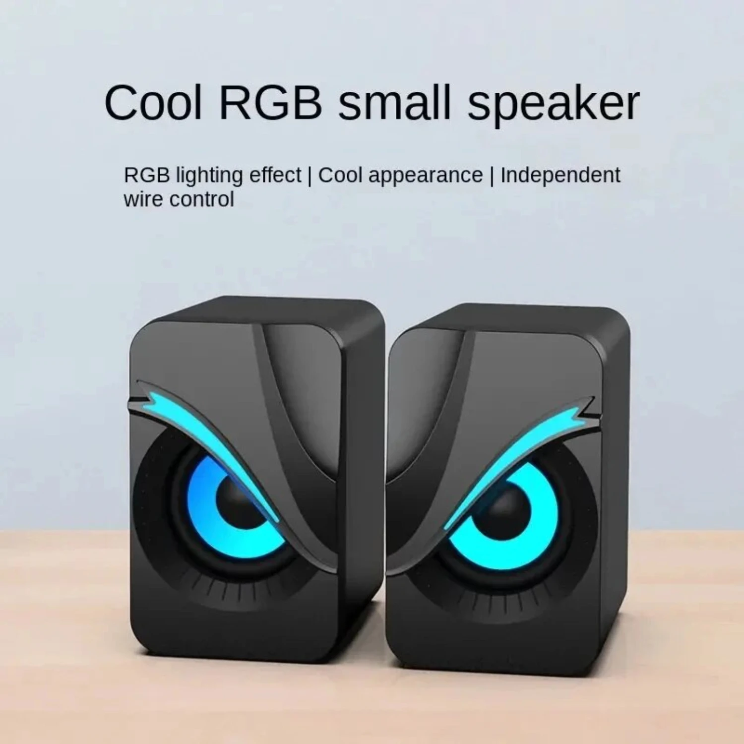 Смарт-часы Altavoces Para Ordenador Caja De Sonido Microfono Estereo HIFl USB Concable Con Luz Escritori