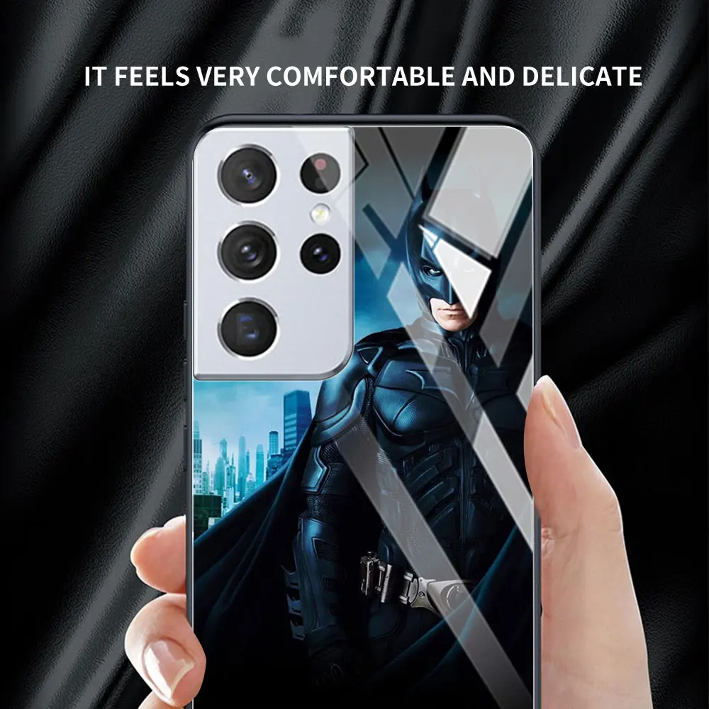 Стеклянный чехол для Samsung Galaxy S22 S20 FE S21 5G S10 S9 Plus Note 10 20 Lite закаленный телефона