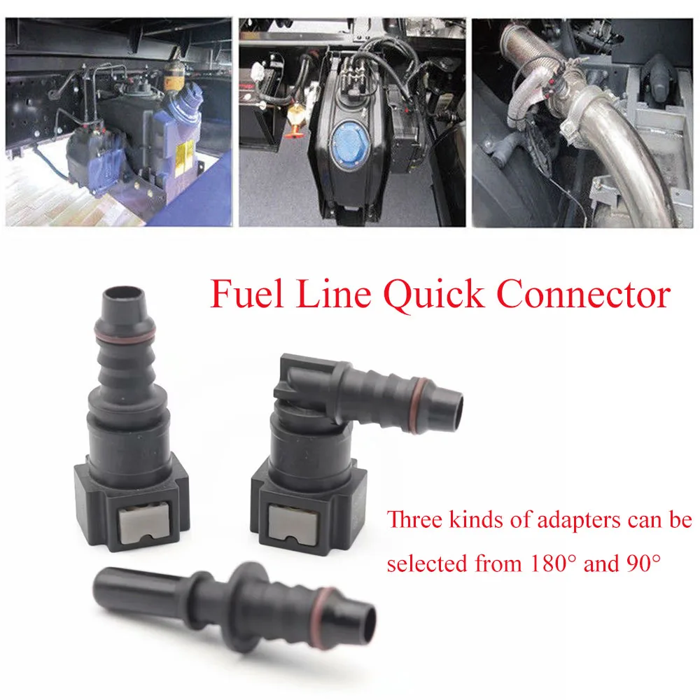 

2/3/5PCS Practical Car Automotive Black Hose Connector Fuel Line Coupler Quick Release Disconnect Connectors Id6 Id8 7.89 9.89