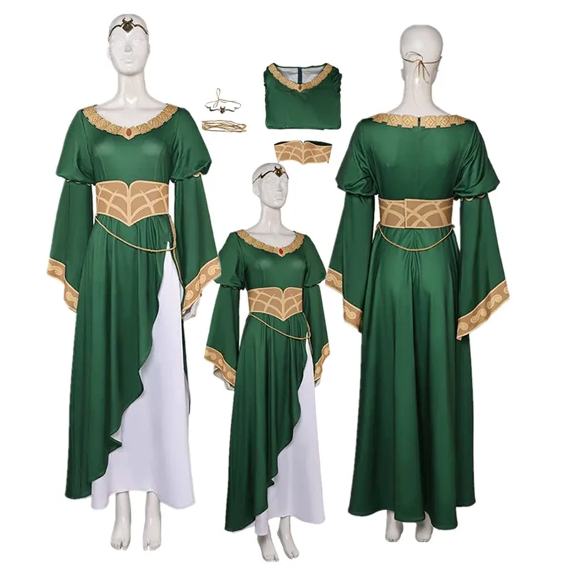 Гера Косплей Костюм Мультфильм Маскировка Взрослых Женщин Платье Пояс Повязка