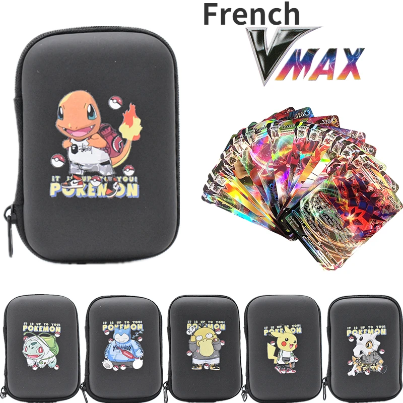 

New 50pcs Capacity Pokemon Tomy TCG Card Storage Bag Pokemon Album Pokemones Game Pokemon Card Storage Box Top Loaded List Toys