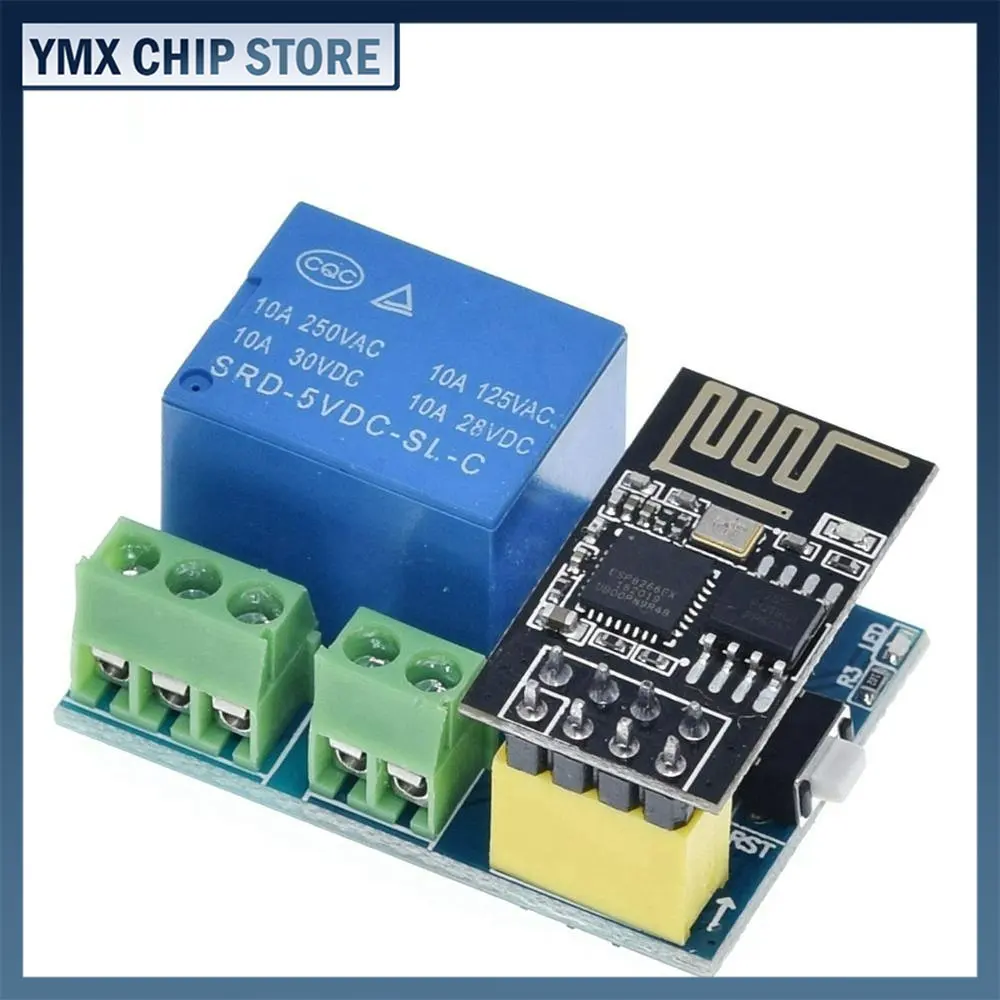 Релейный модуль ESP8266, 5 В, Wi-Fi, DS18B20 DHT11, RGB, для управления умным домом, с дистанционным управлением для Arduino STM