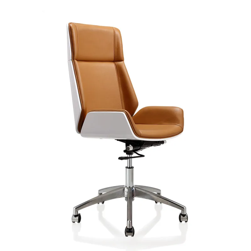 Офисное кресло с высокой спинкой из Bentwood, офисное кресло для офисной комнаты, кожаная мебель из микрофибры для дома и офиса, кожаное кресло д...