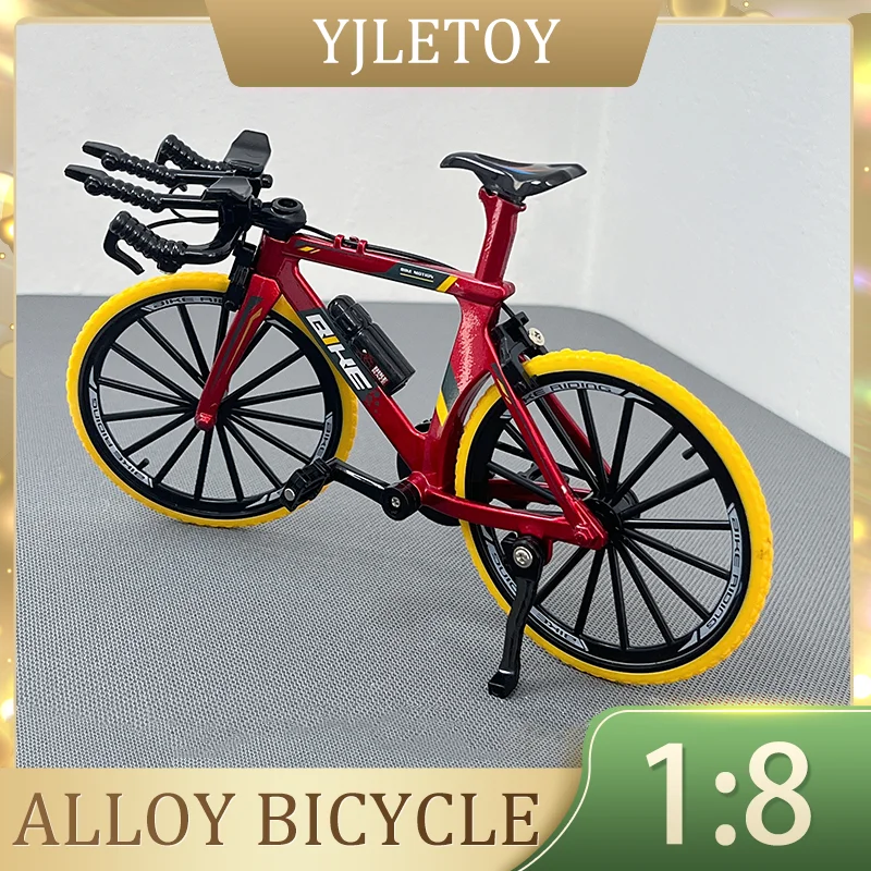 1: 8 мини-модель велосипеда литье из сплава украшение металл горный велосипед
