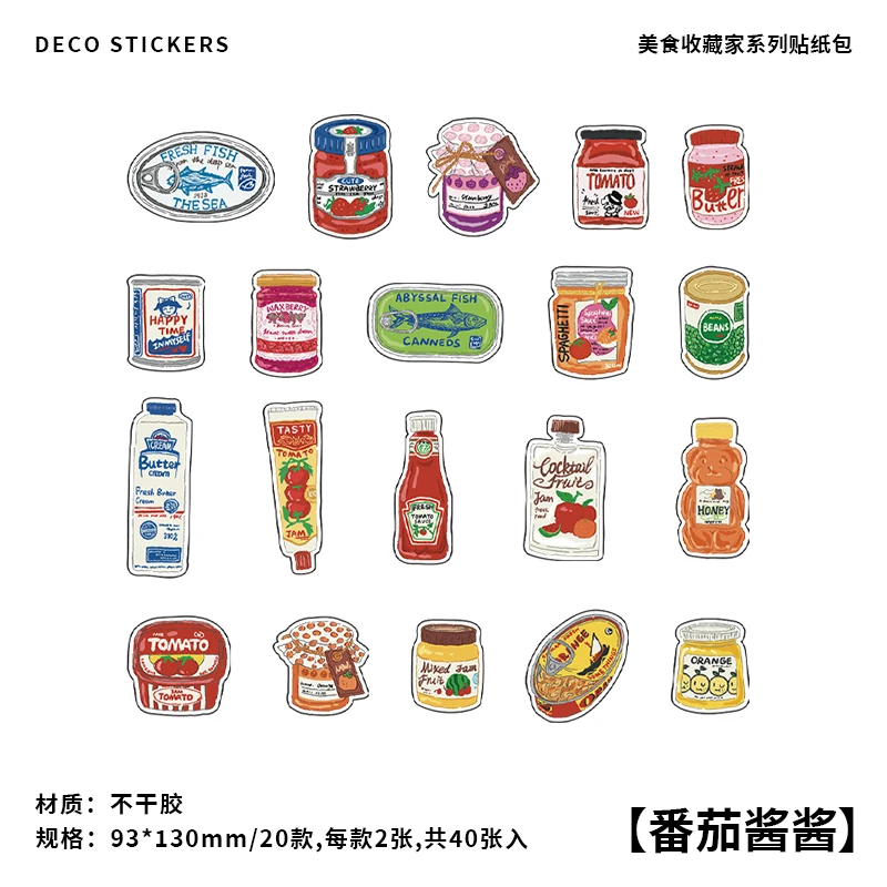 

Канцелярские наклейки Alideco 40 шт.
