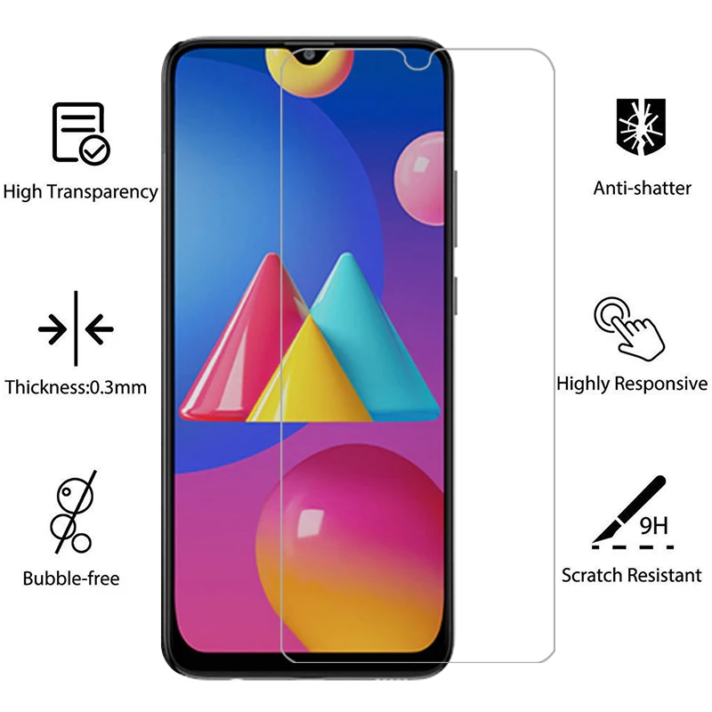Защитное закаленное стекло для samsung galaxy m02 m02s защита экрана на galaxym02 m 02 s пленка