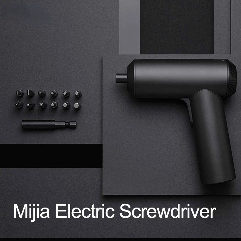 

Xiaomi Mijia Cordless Rechargeable Power Screwdriver 3.6V 2000mAh Li-ion 5N.m Electric Screwdriver With S2 Screw Bits