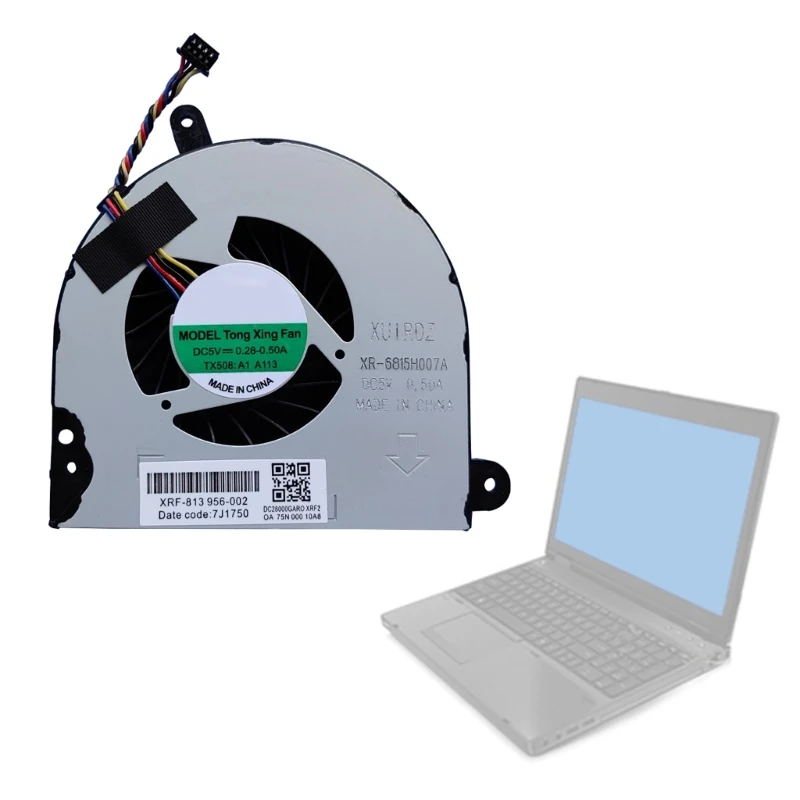 Вентилятор охлаждения процессора ноутбука для Probook 6560B 6565B 8560 8560B 8560P 6570B Notebook Computer Processor Cooler Replacement.