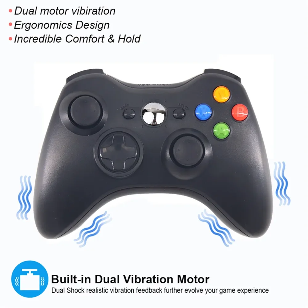 

NEW2023 Xbox Series s Gamepad pilot 2.4G Joystick bezprzewodowy kontroler Joypad kontroler do Xbox One gra na XBOX 360 i PC