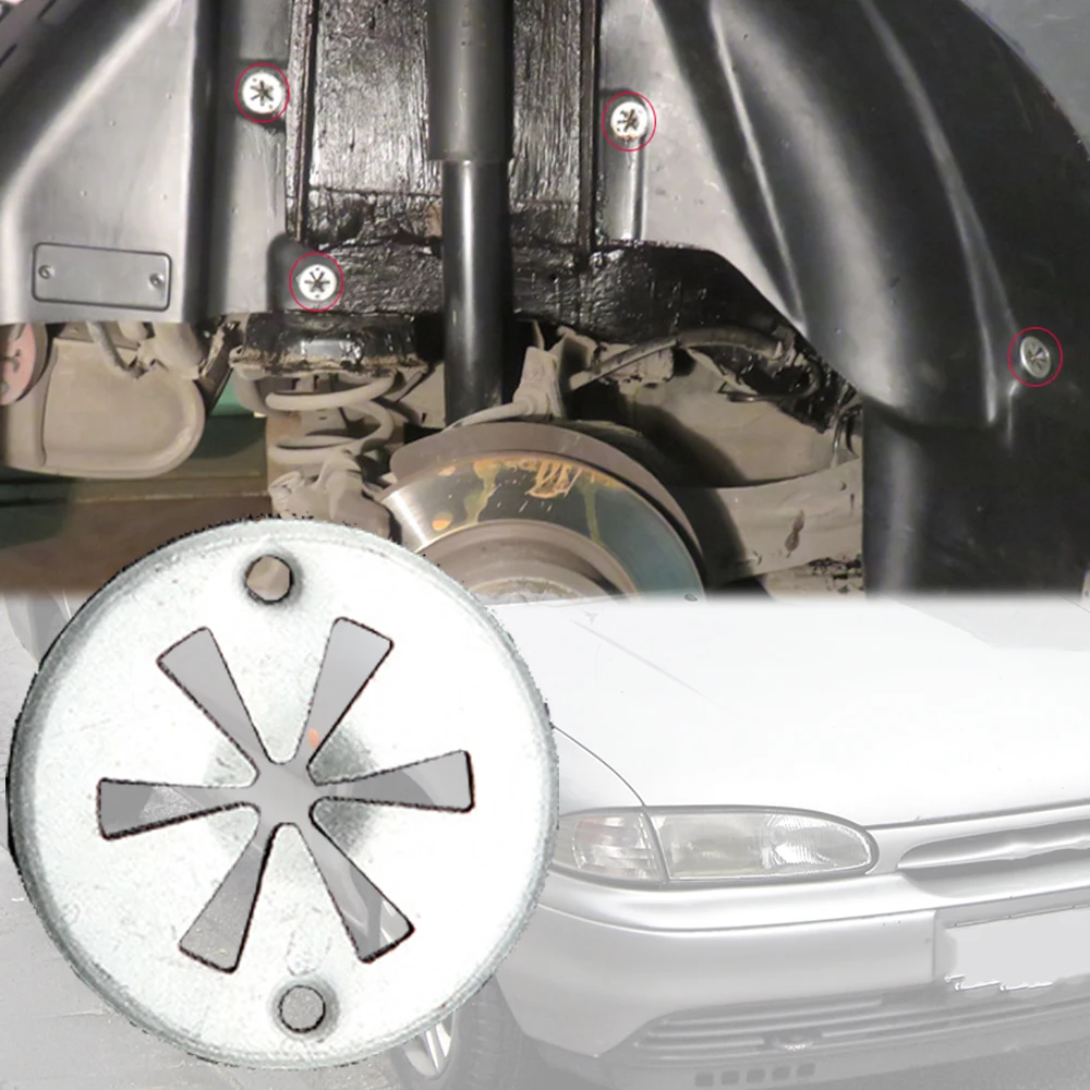 

Для Ford Mondeo MK1 MK2 1993 1994 - 2007 Автомобильная Звезда Шайба Блокировка тепловой щит крепеж держатель Зажимная Втулка заклепка выхлоп