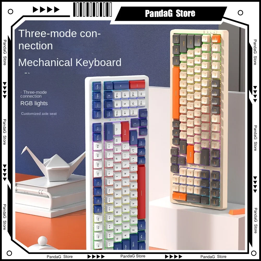 Attack Shark K98 RGB Трехрежимная беспроводная механическая клавиатура Игровая