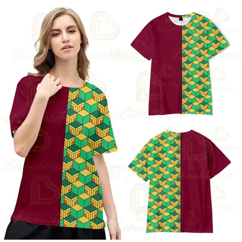 

Ghost Blade Popular 3D T Shirt Women Men Fashion Demon Slayer Autumn Summer Short Sleeve T-Shirt Children Casual Shirt Tops