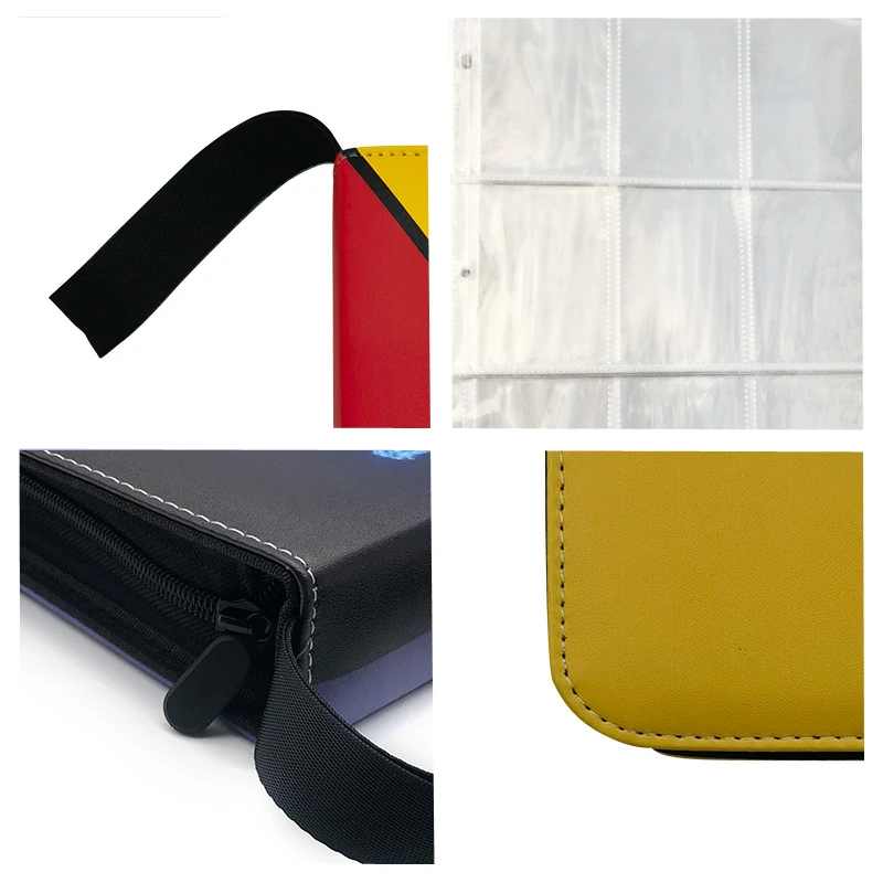 Двусторонняя карточка для покемонов 50 страниц может вместить 400 шт. карт игра