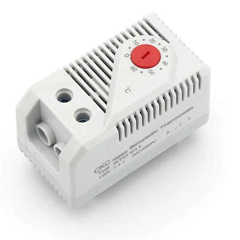 Фото DT17 для SINOTIMER KTO011 Мини-термостат для шкафа, механический регулятор температуры 0-60 ° C для охлаждения вентилятора фильтра обогревателя №2