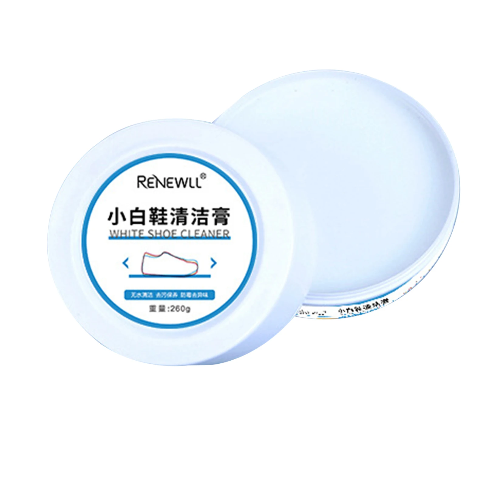 

260 г белый очиститель для обуви, удаляет пятна, грязеотталкивающий крем от пожелтения для обуви для всех видов обуви, ботинок, кроссовок
