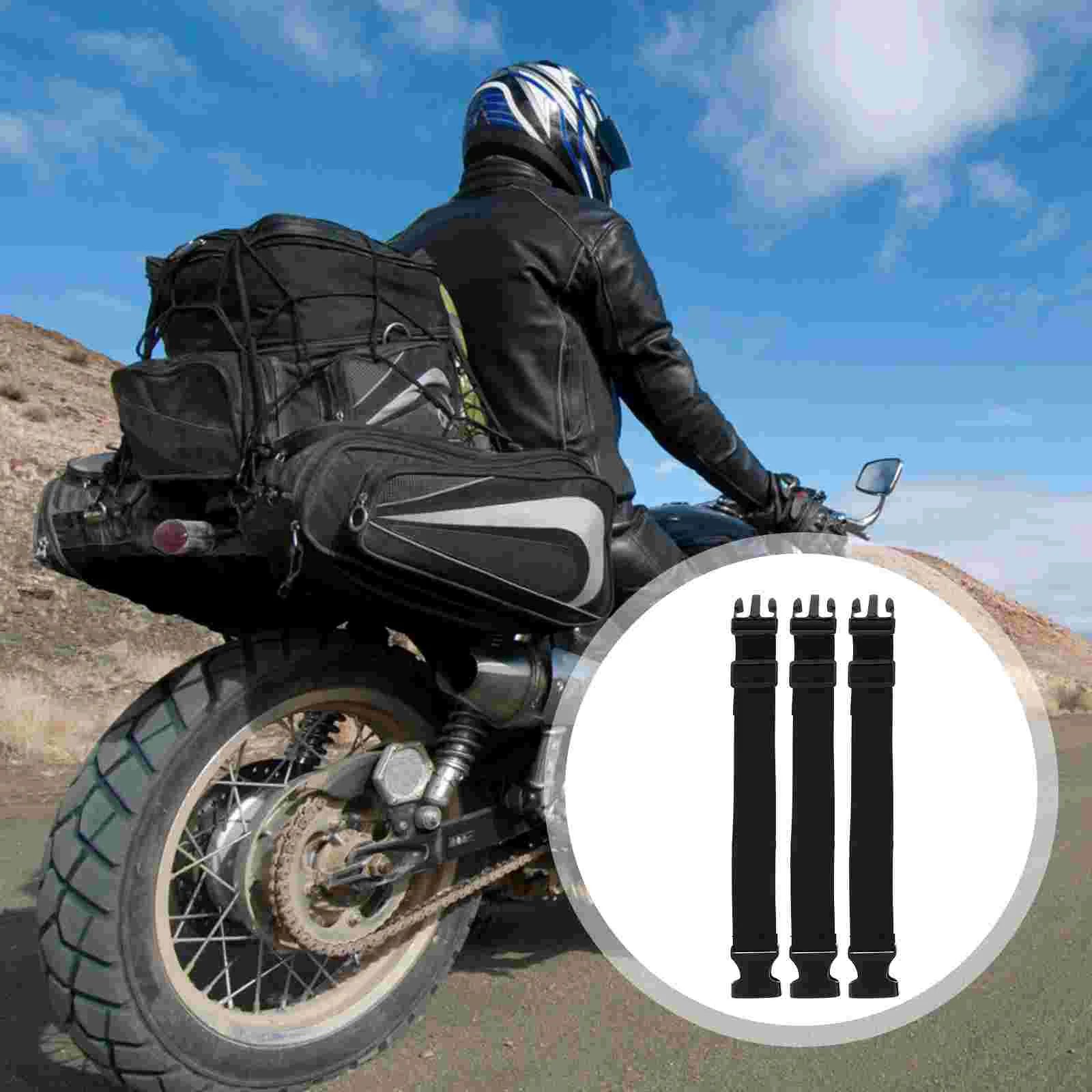 

3 Pcs Waterproof Leash Strap Cargo Lashing Camping Tie Belt Elastic Band Travel