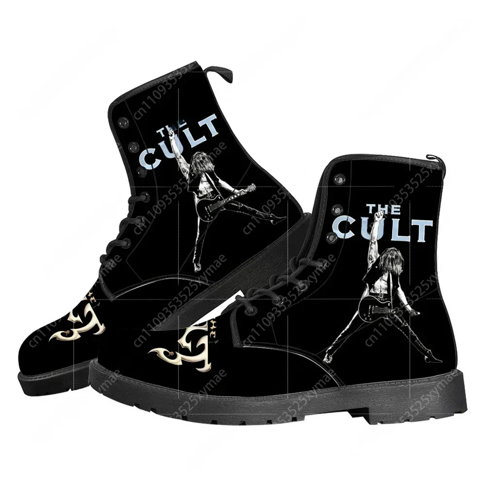 Фото Повседневные ботинки The Cult Electric Group Band для мужчин и женщин, обувь для подростков в стиле хэви-метал, модные уличные ботинки, высококачественная обувь для активного отдыха №1