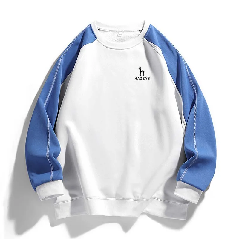 Men's Golf HAZZYS Casual Sweatshirts Hoodie Loose Pullover Long Sleeve Spring Autumn Men Pieces O-Neck Fashion Male 2023 New