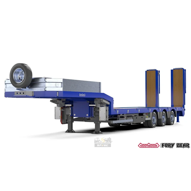 

Nooxion FURY BEAR Model OSDS 48-03 Series Engineering 3-axle Trailer Pallet For Tamiya Rc Truck Trailer Tipper Lesu Parts