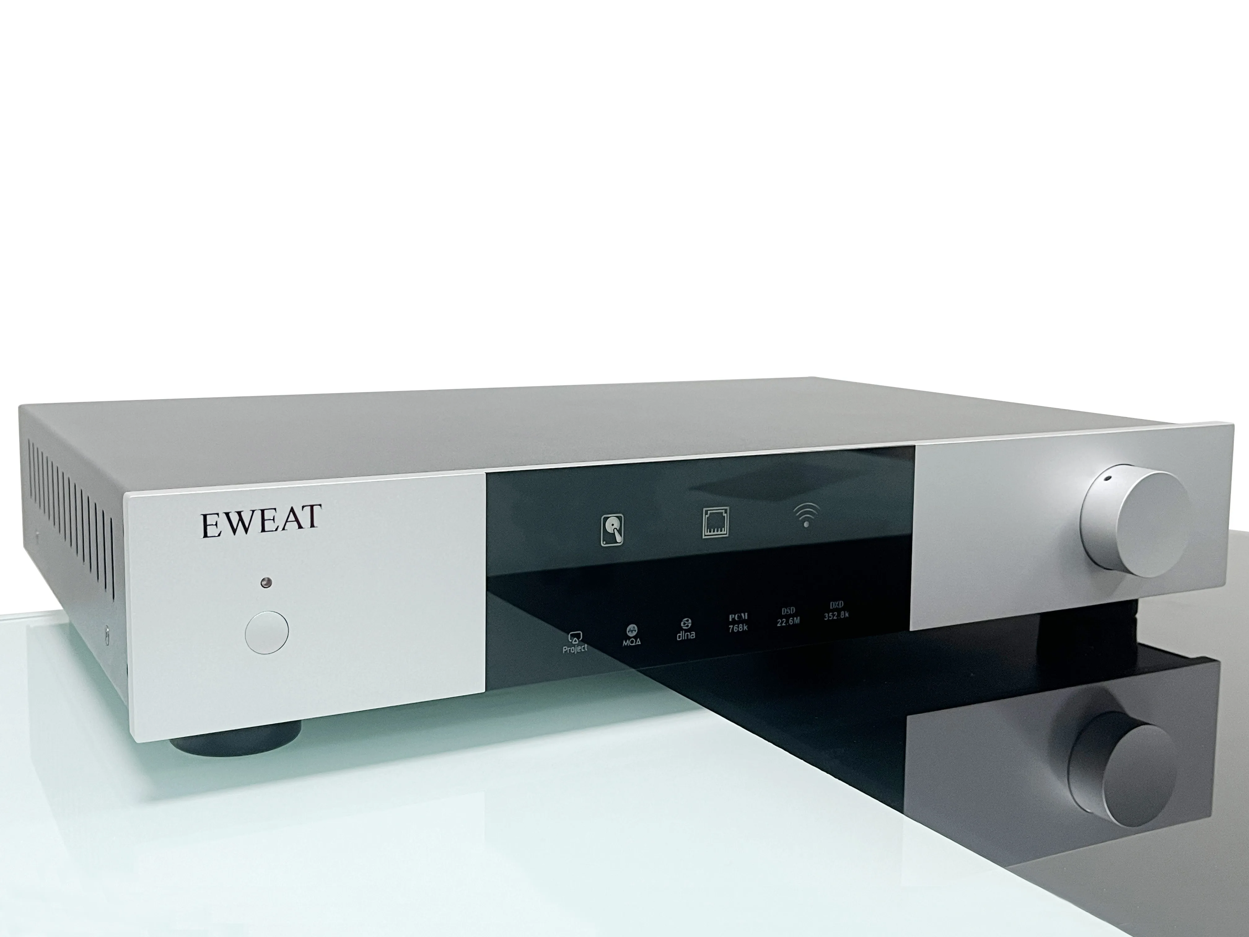 ЦАП-декодер VELVET SOUND EWEAT DMP20 с отсеком для жесткого диска до 16 ТБ XLR Мультимедиа DSD512