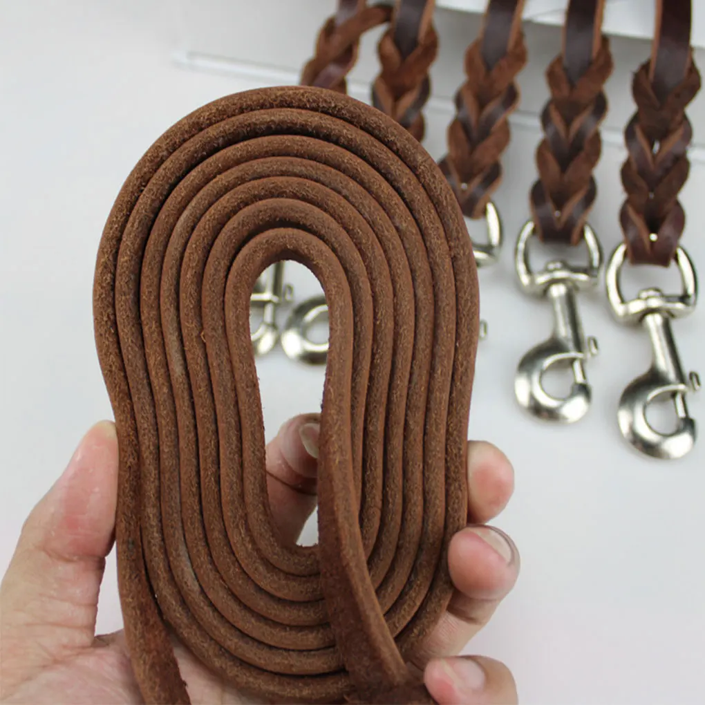 

Durable And Fashionable Adjustable Training Rope Made Of Cowhide Leather And Thick Is Sturdy