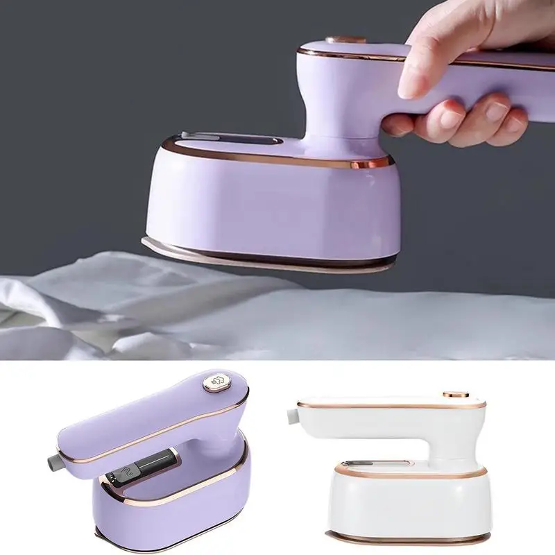 

Travel Iron Mini With Steam Handheld Garment Steamer 1000W Fabric Steam Iron Portable Fast-Heat For Travel Ironing Clothes