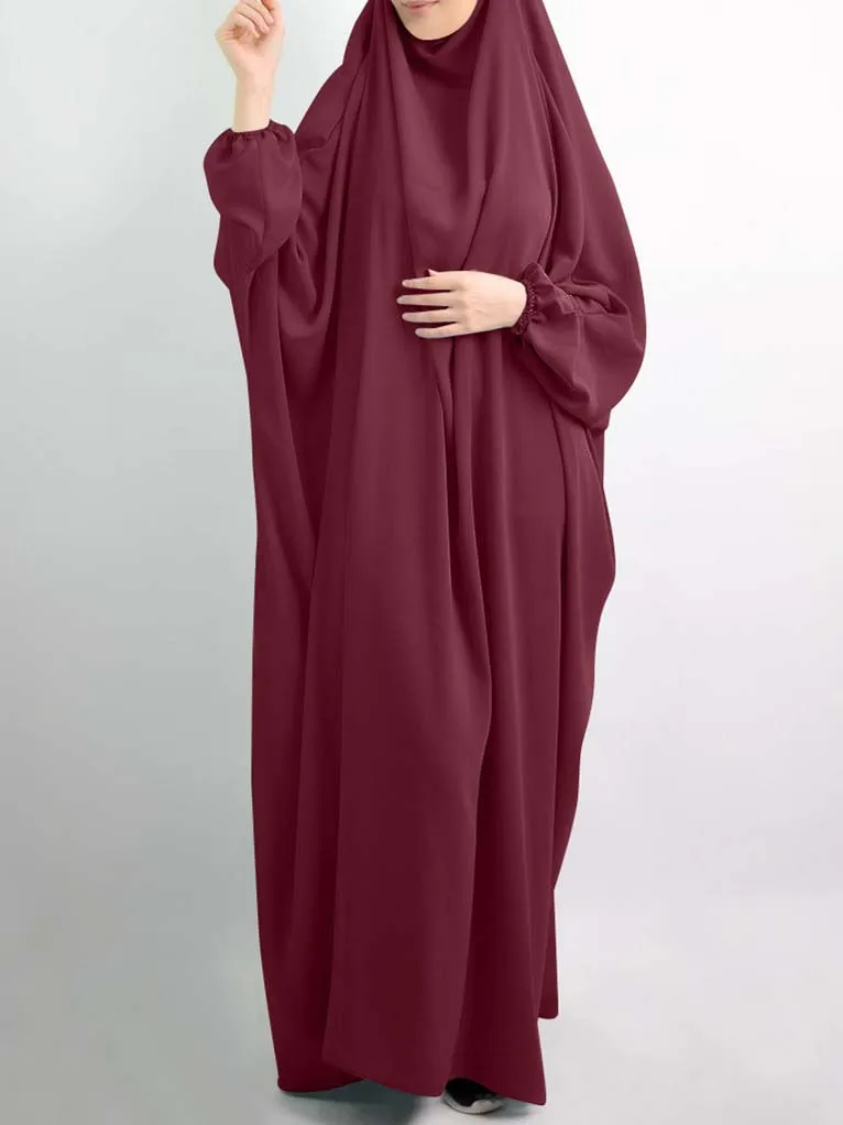 European And American Large Wholesale Dress Middle East Türkiye Aбайя Robe Femme Longue Musulman LSM49