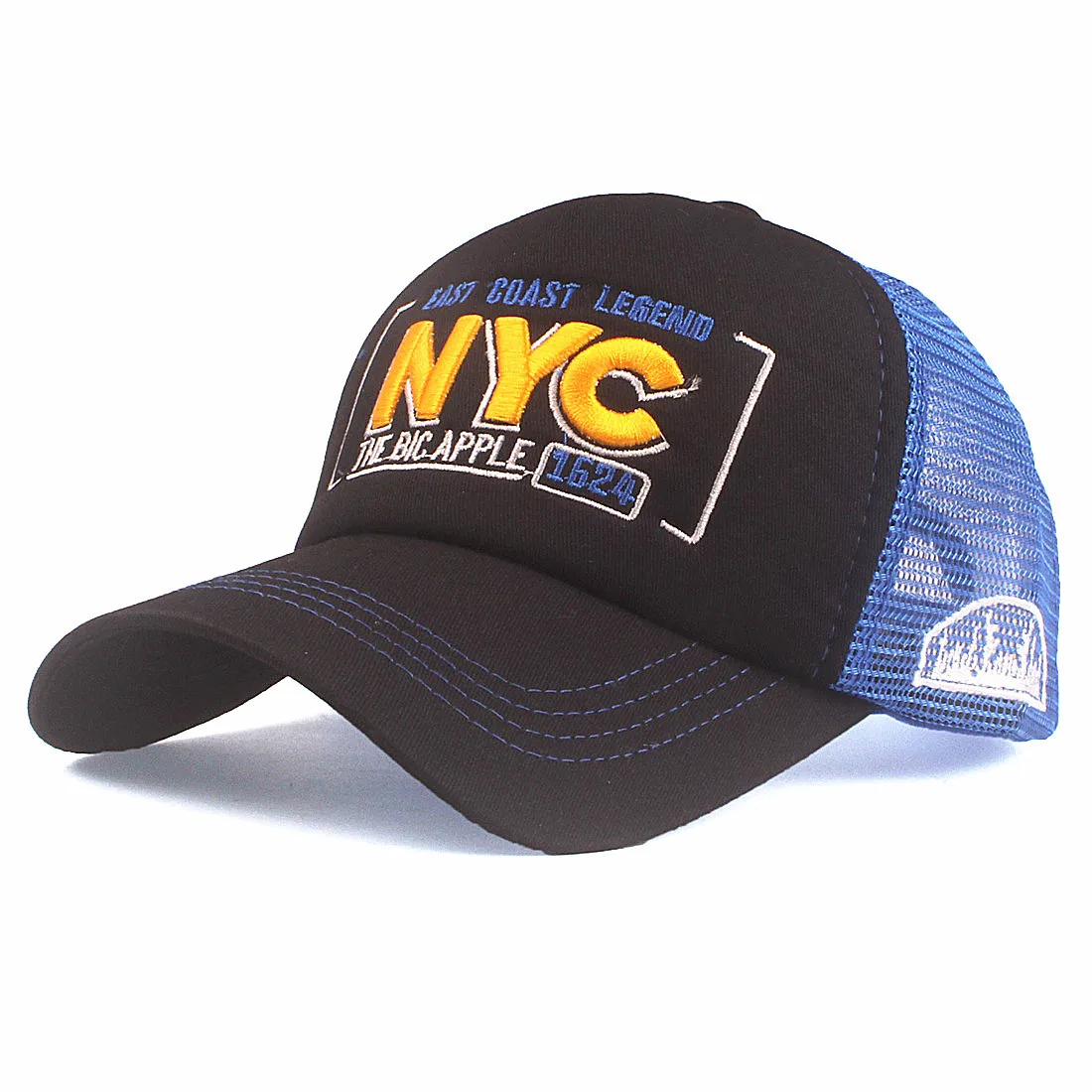 

Women Letter Baseball Cap NYC Streetwear Trucker Hat for Men Dad Hat Rap Hip Hop Cap Breathable Snapback Cap Embroidered Sun Hat