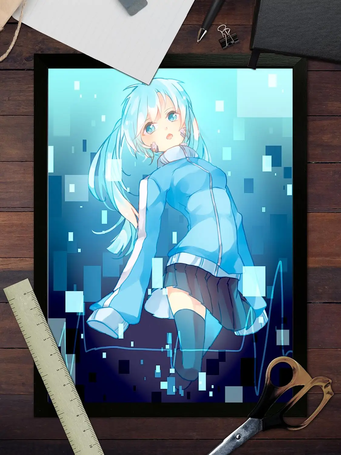 Mekakucity Actors Холст Художественный Постер