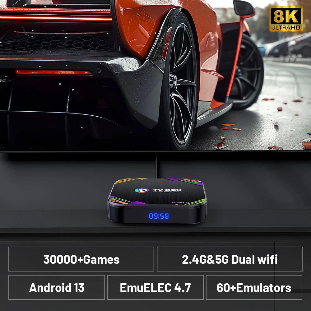 Игровая Android двойная система супер консоль X8 Ретро игровая с 30000 играми для