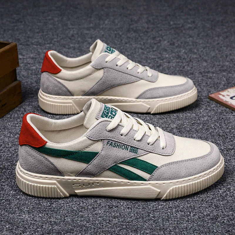 

2021 summer new canvas shoes versatile thin breathable board shoes summer trend men's shoes men's new leisure Mixed Colors
