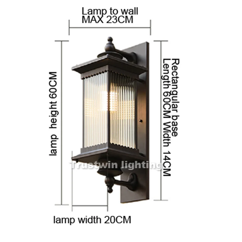 

Настенный светильник Trustwin lighting для сада