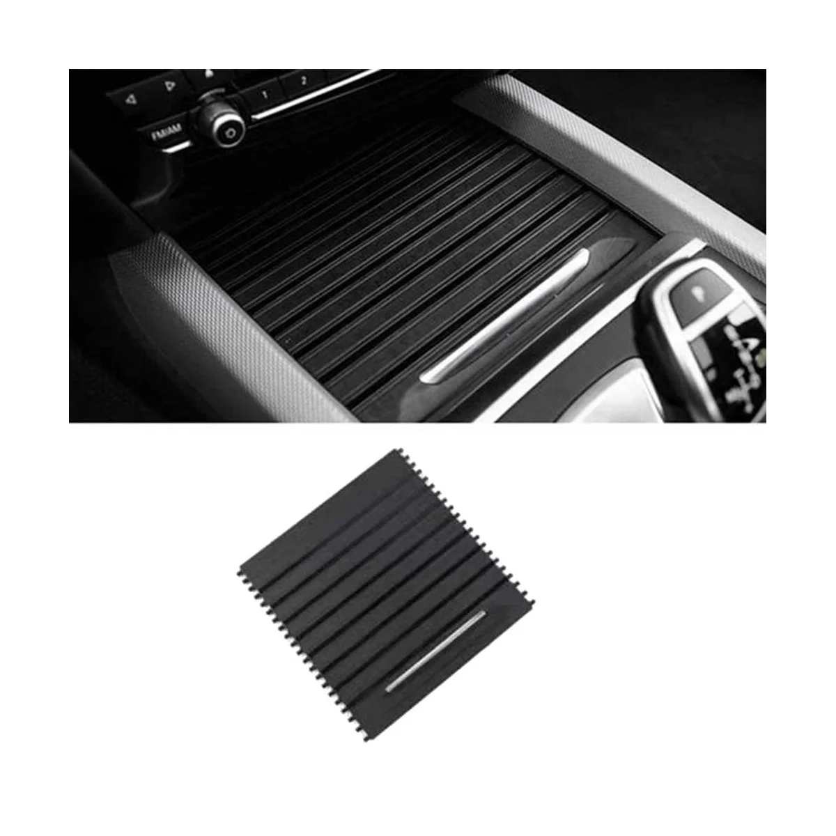 Крышка центральной консоли автомобиля держатель стакана для воды скользящая