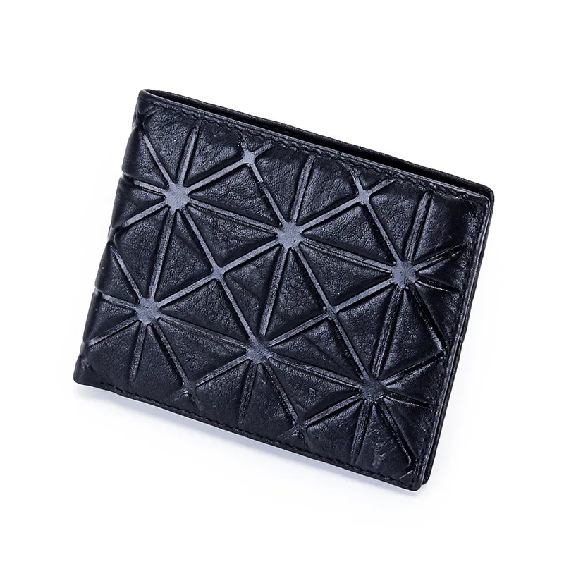 Genuine Leather Wallet for Men Japan Fashion Brand Design Slim Bifold Long Wallet Luxury Short Small Money Purse Male Cardholder