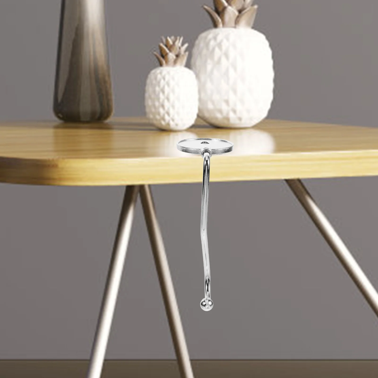 10 шт. противоскользящие офисные вешалки для камина кошелек стола алюминиевый