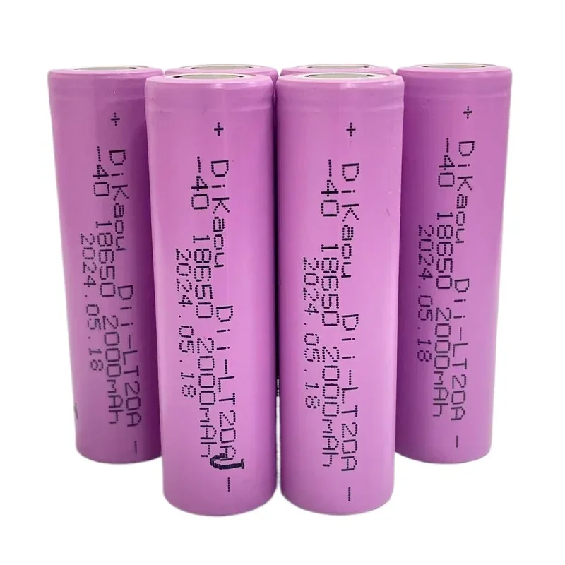 Фото Аккумуляторная батарея 18650 3.7V 2000mAh для фонарика, пульта дистанционного управления, игрушечной модели автомобиля -40 ° Низкотемпературная батарея + USB-зарядное устройство №4