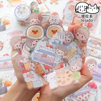 ice yoyo cute transparent stickers diy creative diary decorative album stick lable girl scrapbooking stationery supplies kawaii